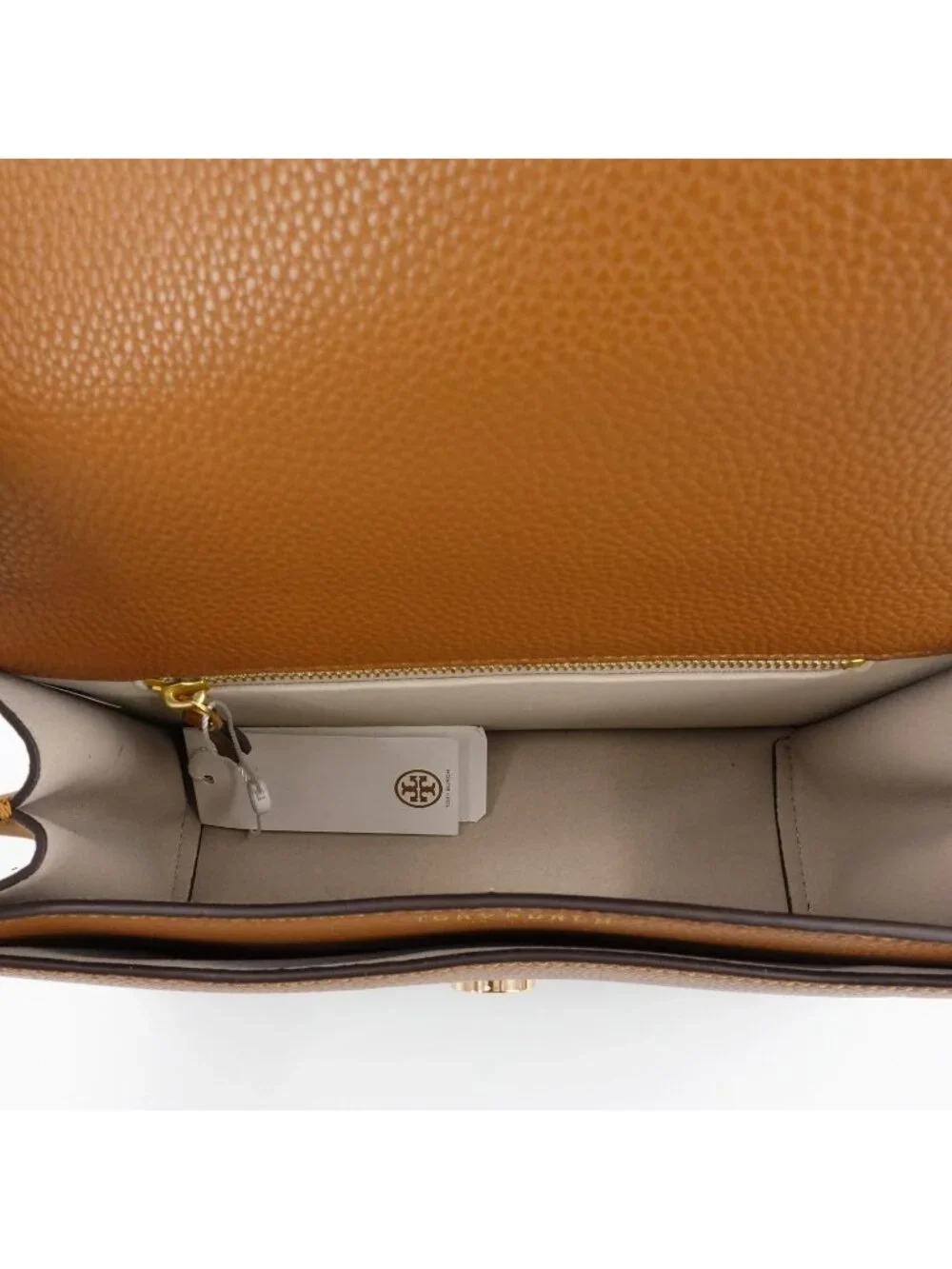 Tory Burch Miller Shoulder Bag Tiger's Eye Brown OS